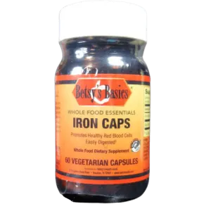 Whole Food Essentials Iron Caps 18 mg, 60 vcap (item 475)