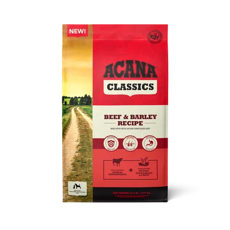 ACANA Classics, Beef and Barley Recipe Dry Dog Food (22.5 lb)