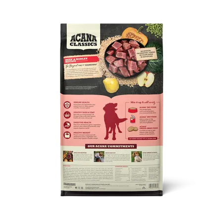 ACANA Classics, Beef and Barley Recipe Dry Dog Food (22.5 lb)