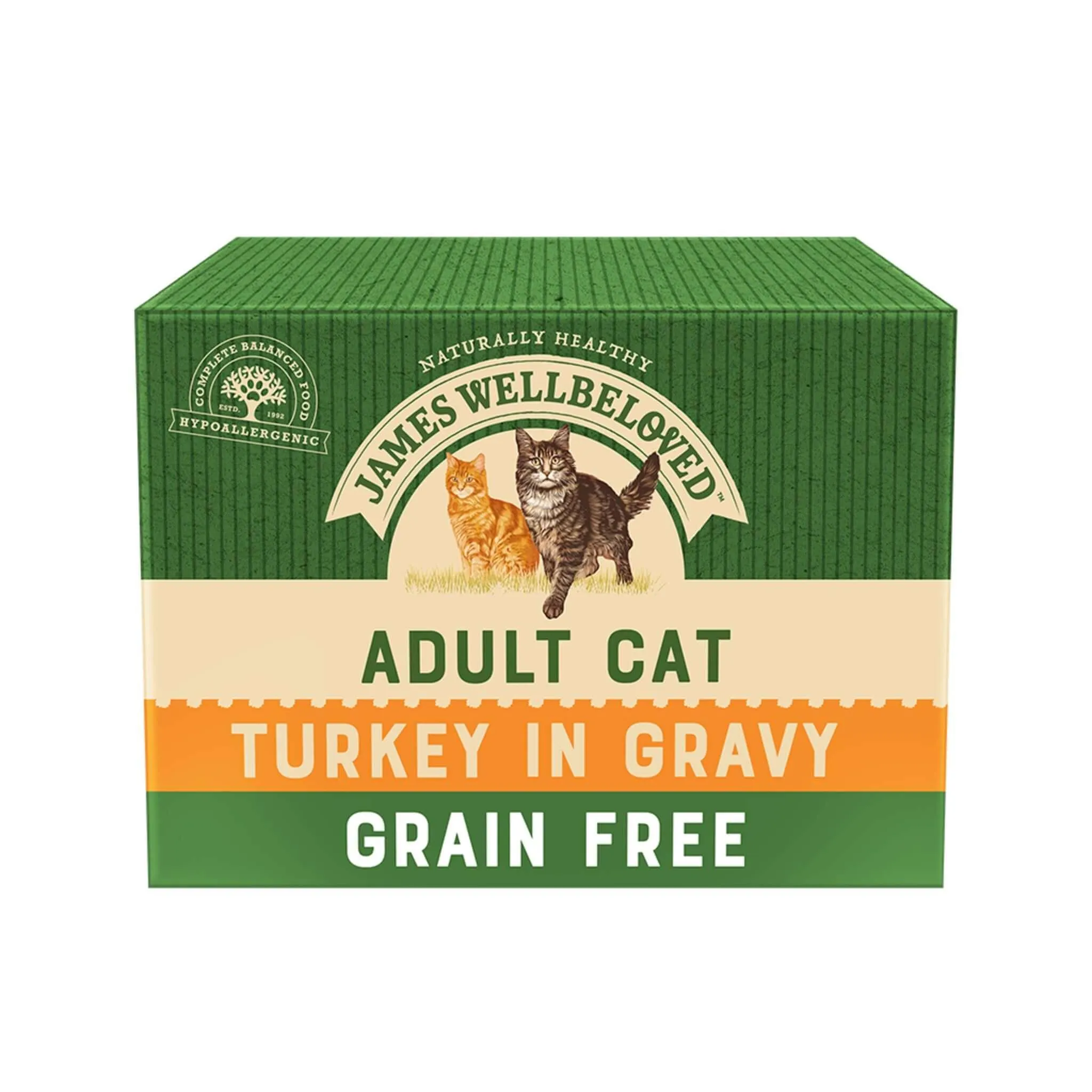 Adult Turkey In Gravy Grain Free Wet Cat Food Pouches