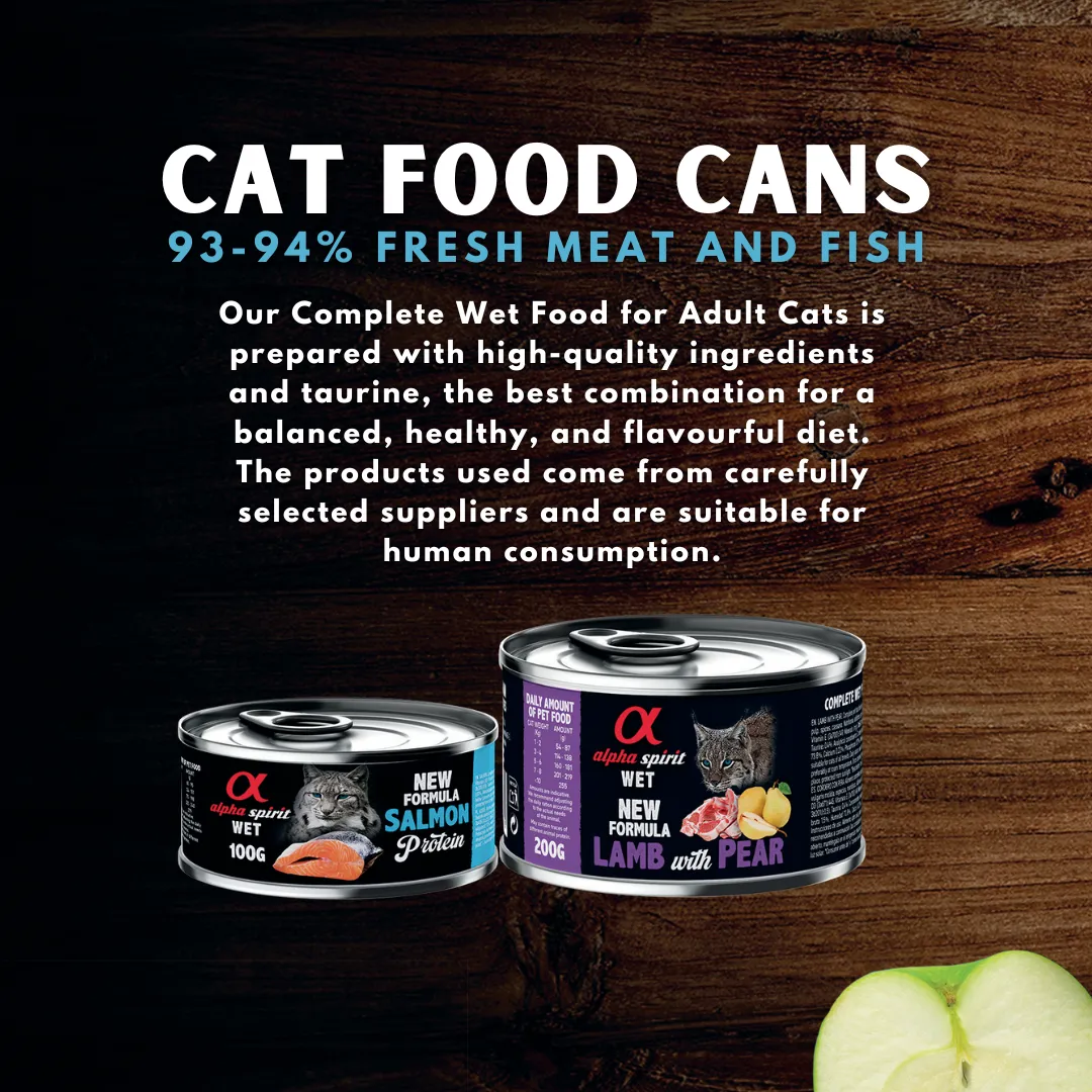 Alpha Spirit Beef Wet Food for Cats