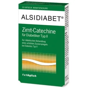 ALSIDIABET, cinnamon, catechins, type ii diabetes treatment capsules