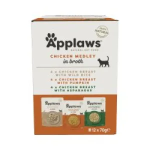 Applaws Cat Pouch Multipack - Chicken Selection 12 x 70g