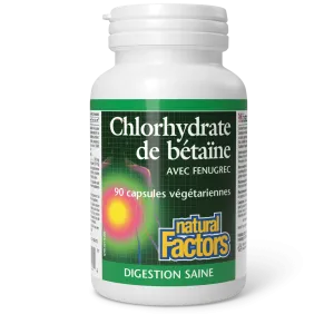 Betaine Hydrochloride with Fenugreek