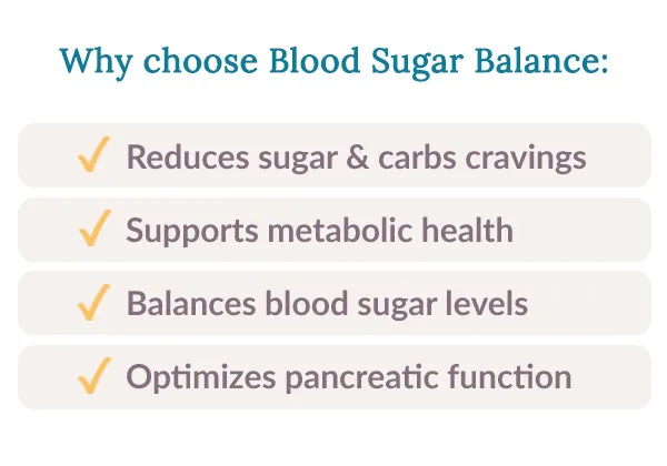 Blood Sugar Balance - Reorder/Continuity