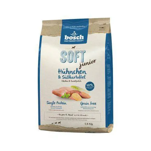 Bosch Dog High Premium Soft   Junior Chicken & Sweet Potato 2.5kg