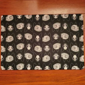 Cat Skulls Food Mat