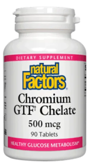 Chromium GTF Chelate 500 mcg, 90 tab