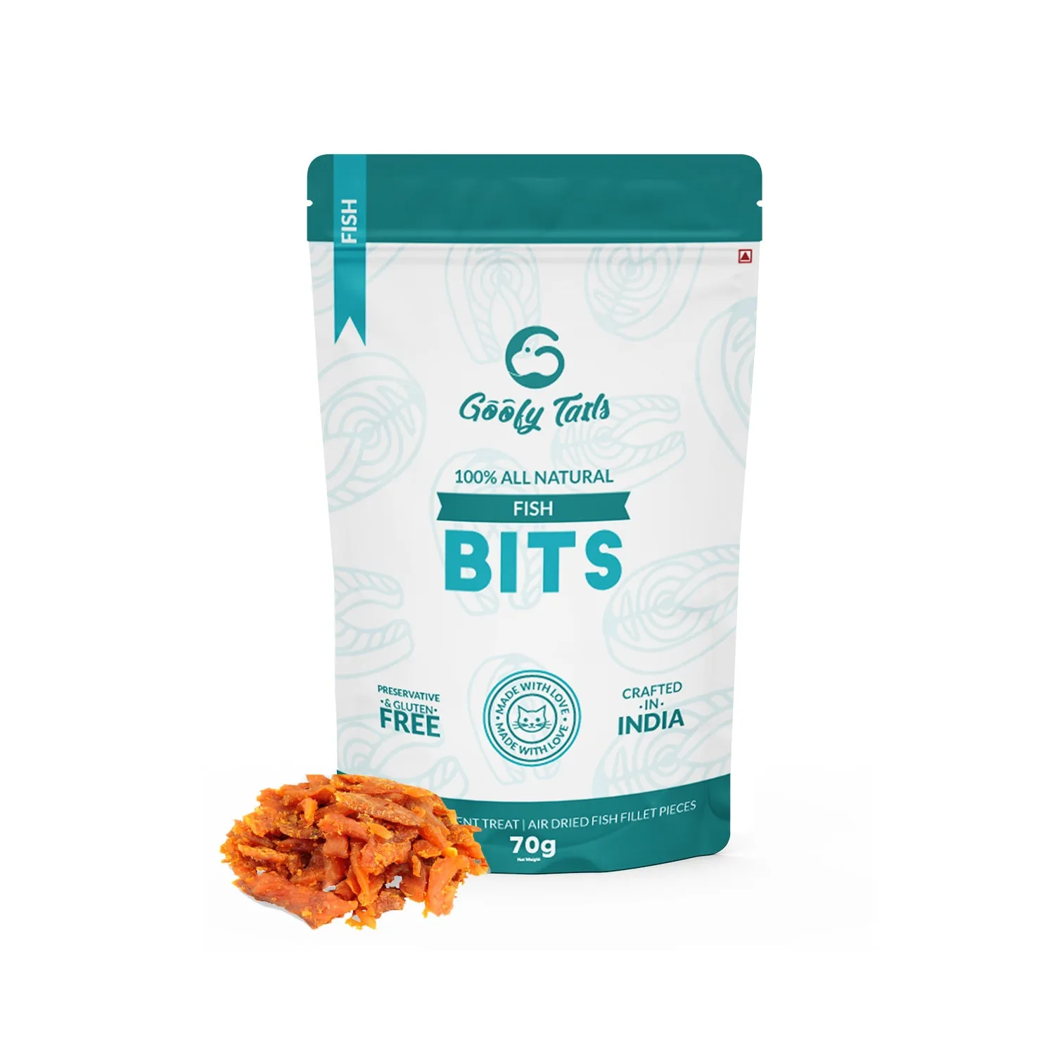 Combo Of Freeze Dried Shrimp   Fish Bits Treats for Cats and Kittens