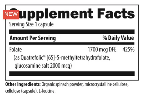 Designs for Health L-5-MTHF 1000 mcg