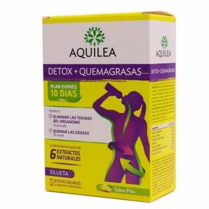 Detoxifying and fat burning drinks, 10 pcs., Aquilea