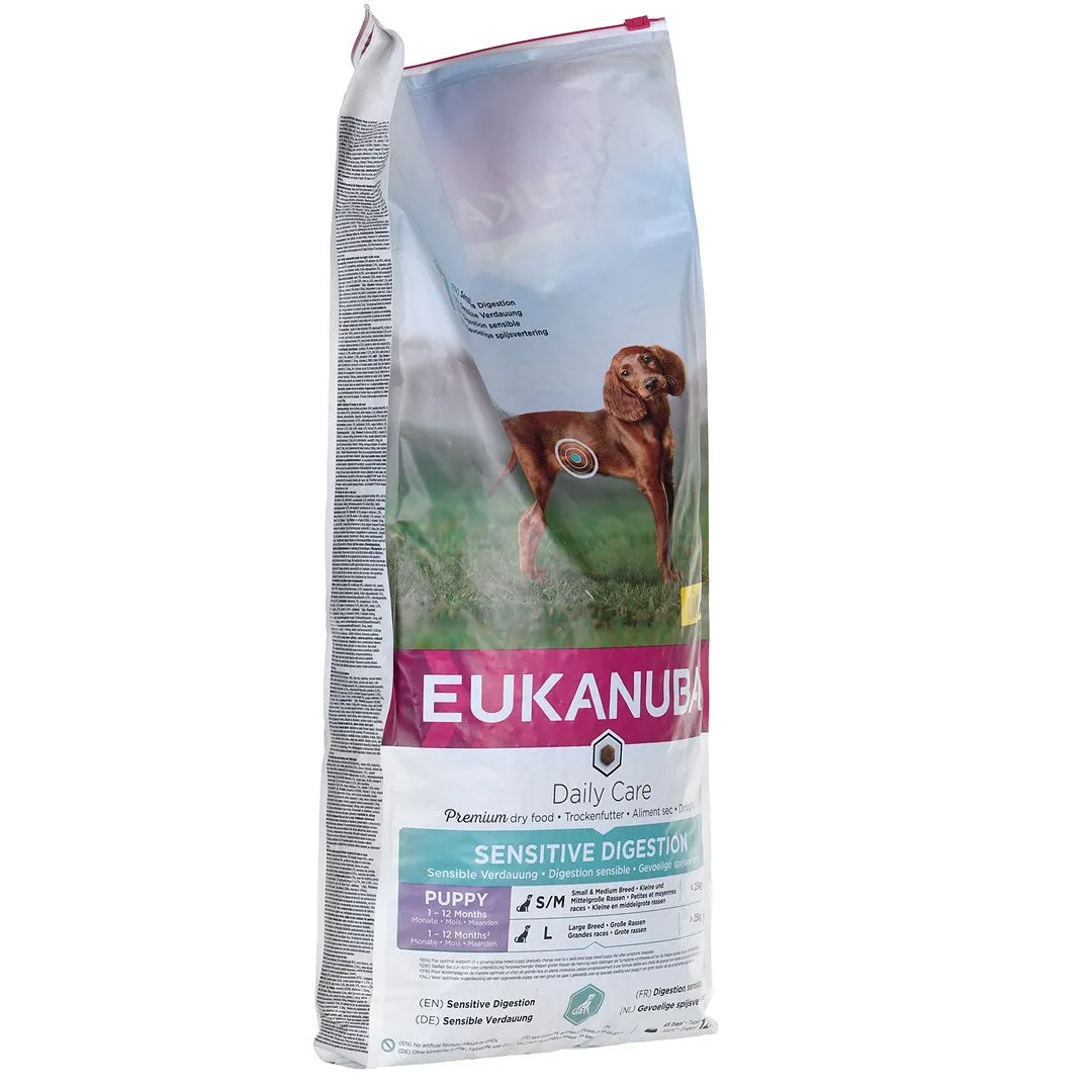 Eukanuba Puppy Daily Care Sensitive Digestion - Dry Dog Food - 12 Kg