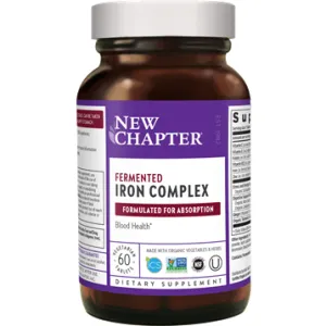 Fermented Iron Food Complex 60 tabs by New Chapter