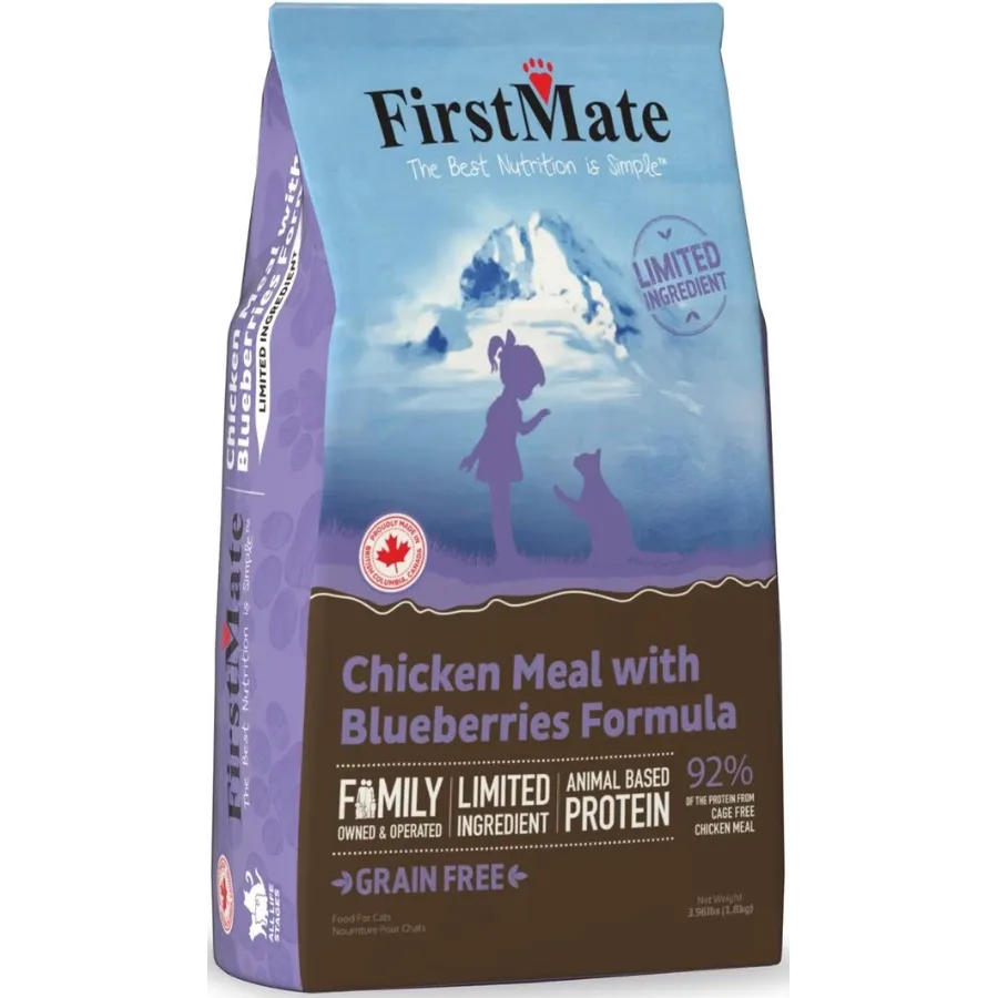 FirstMate Chicken Meal with Blueberries Formula Limited Ingredient Diet Grain-Free Dry Cat Food