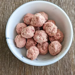 Freeze Dried Rabbit Meatballs