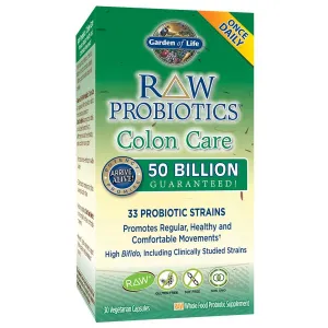 Garden Of Life Raw Probiotics Colon Care 30 Veg Caps