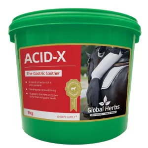 Global Herbs Acid-X Gastric Soother Supplement for Horses 1kg