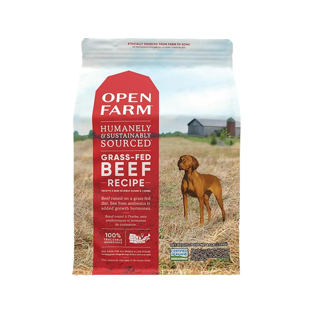 Grass-Fed Beef Dog Dry Food