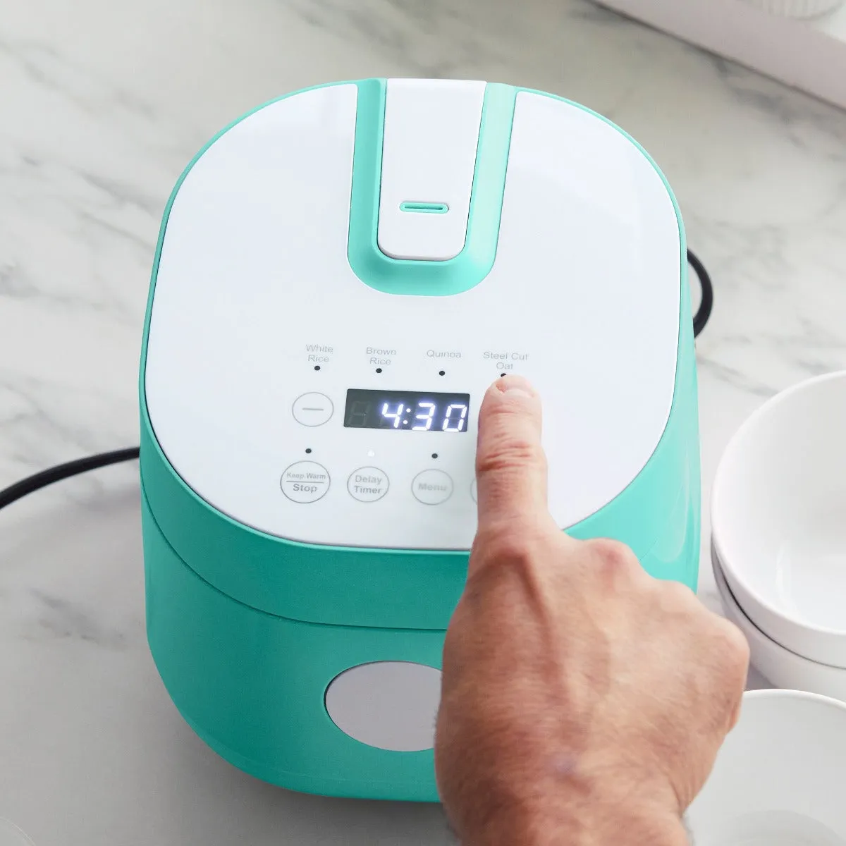 GreenLife Rice & Grains Cooker | Turquoise