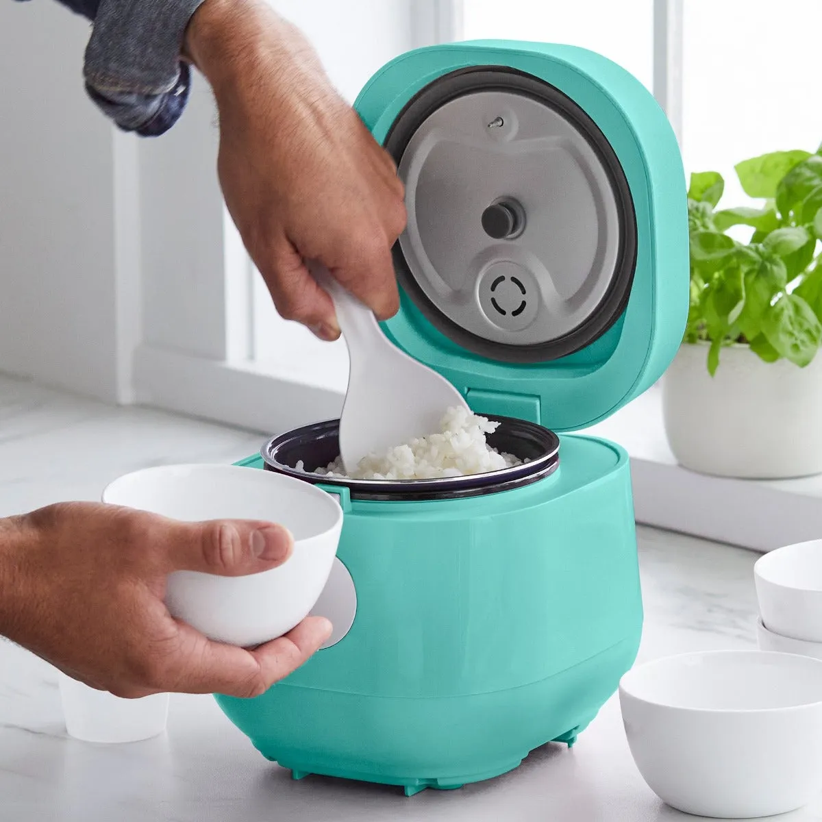 GreenLife Rice & Grains Cooker | Turquoise