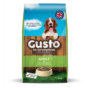 Gusto Adult Working Dog Food with Beef 12kg