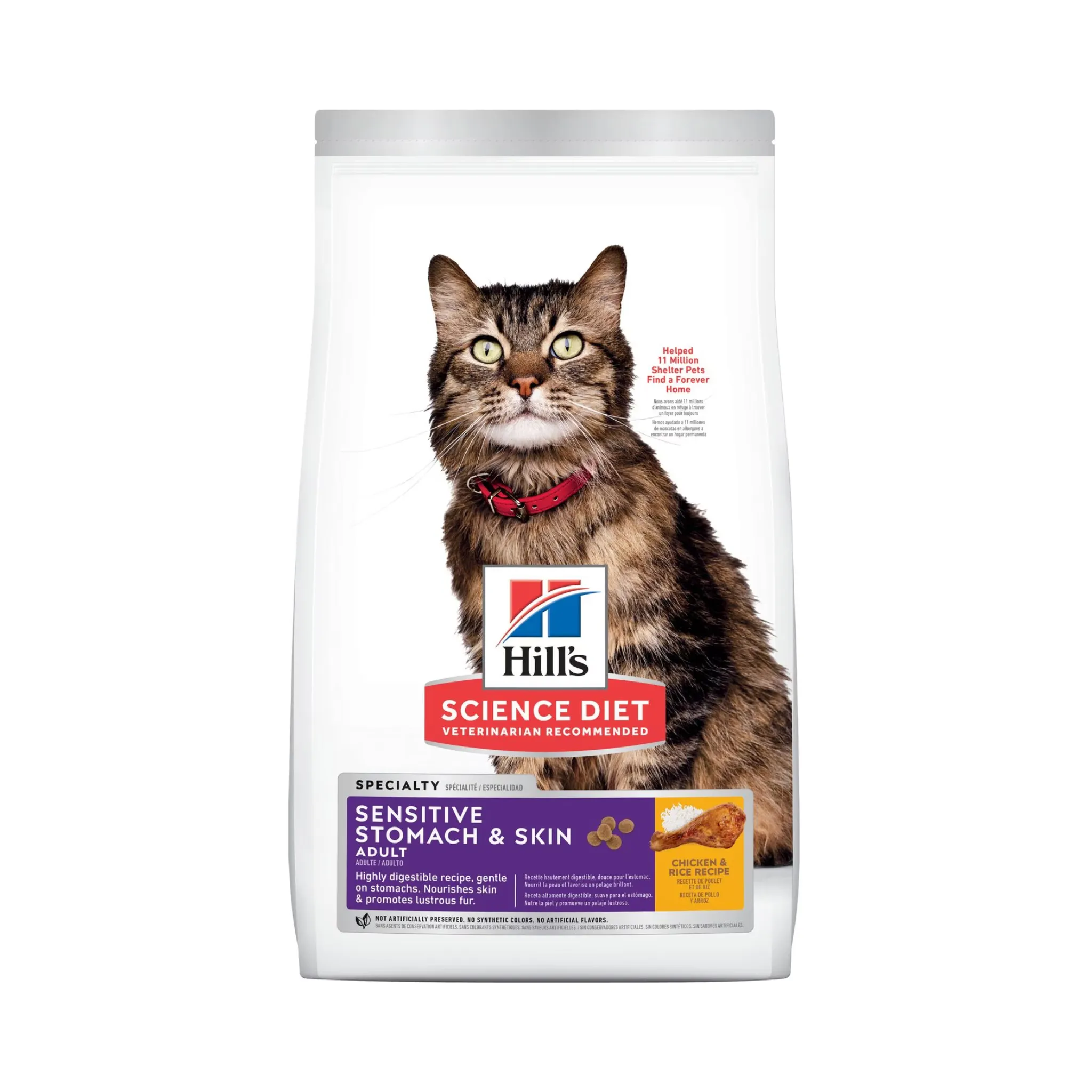 Hill's Science Diet Adult Sensitive Stomach & Skin Dry Cat Food