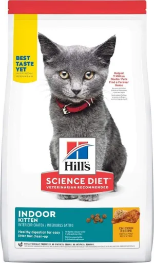 Hill's Science Diet Kitten Indoor Chicken Recipe Dry Cat Food