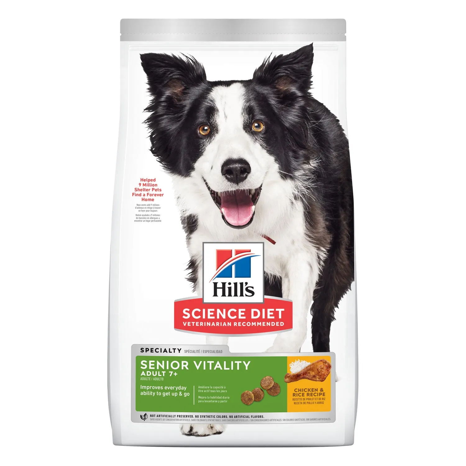 Hill's Science Diet Senior Vitality 7  Adult Dry Dog Food 5.67kg