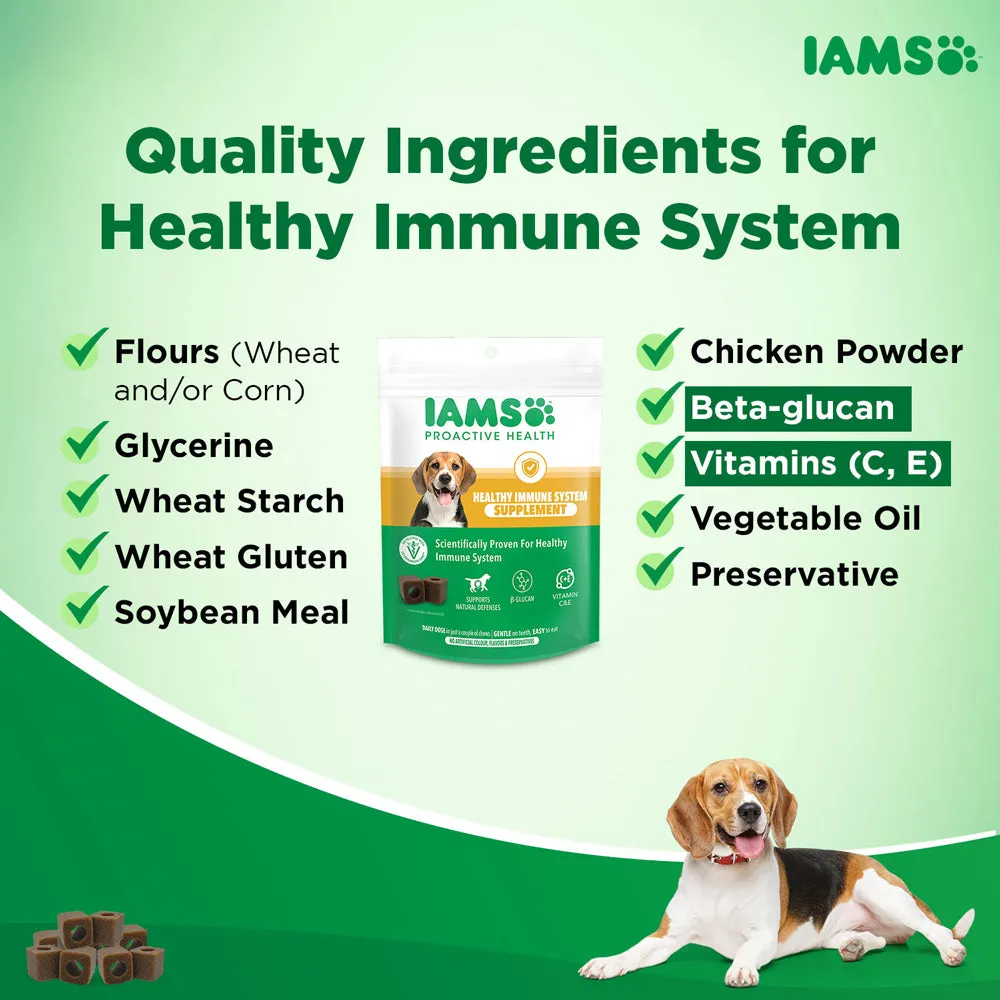 IAMS Proactive Health Dog Supplement For Healthy Immune System