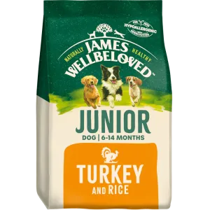 James Wellbeloved Junior - Turkey & Rice Hypoallergenic Dog Food