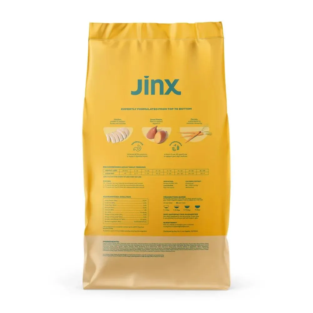 Jinx Chicken Dog Food Grain Free 23.5 lb Bag