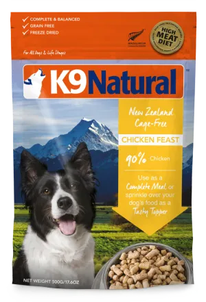 K9 Natural Chicken Feast Raw Freeze-Dried Dog Food