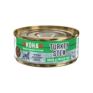 KOHA Minimal Ingredient Turkey Stew Can 5.5oz