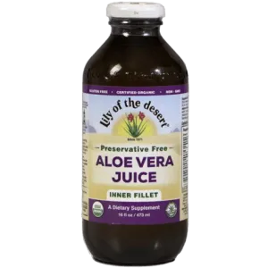 Lily Of The Desert preservative Free Inner Fillet Aloe Vera Juice 474mL *Limit of 1 Per Order*