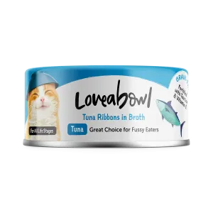 Loveabowl Cat Wet Food Tuna Ribbons in Broth 70g