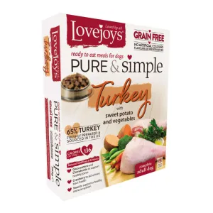 Lovejoys Turkey Pure & Simple Grain Free Complete Adult Wet Dog Food