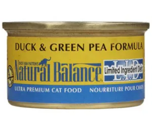 Natural Balance Limited Ingredient Diets Duck And Green Pea Canned Cat Food 170g