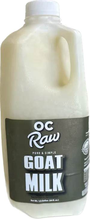 OC Raw Frozen Goat Milk for Dogs & Cats 64oz