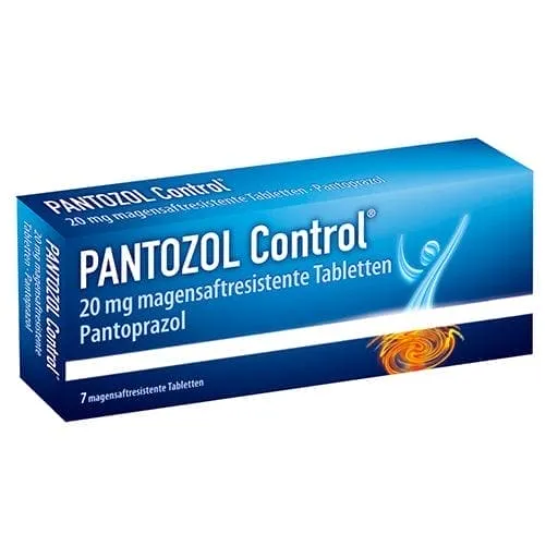 Pantoprazole, pantoprazol, PANTOZOL Control 20 mg gastro-free tablets