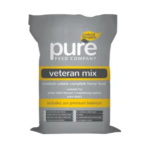 Pure Feed Pure Veteran Mix Horse Feed 15kg