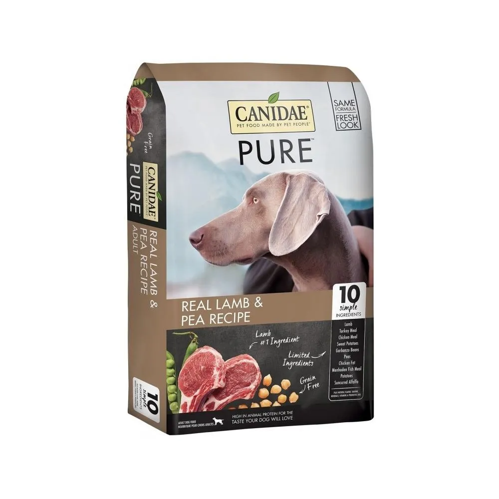 PURE Grain Free Dog Dry Food - Lamb & Pea