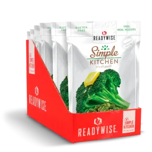 ReadyWise - Simple Kitchen Buttered Broccoli - 6 Pack