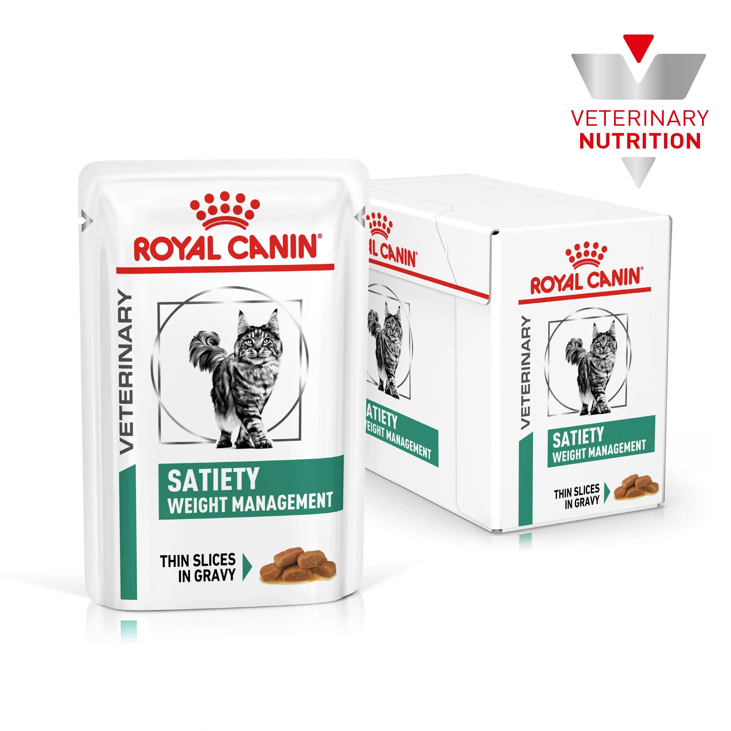 Royal Canin Veterinary Diet Satiety Adult Wet Cat Food 85g x 12