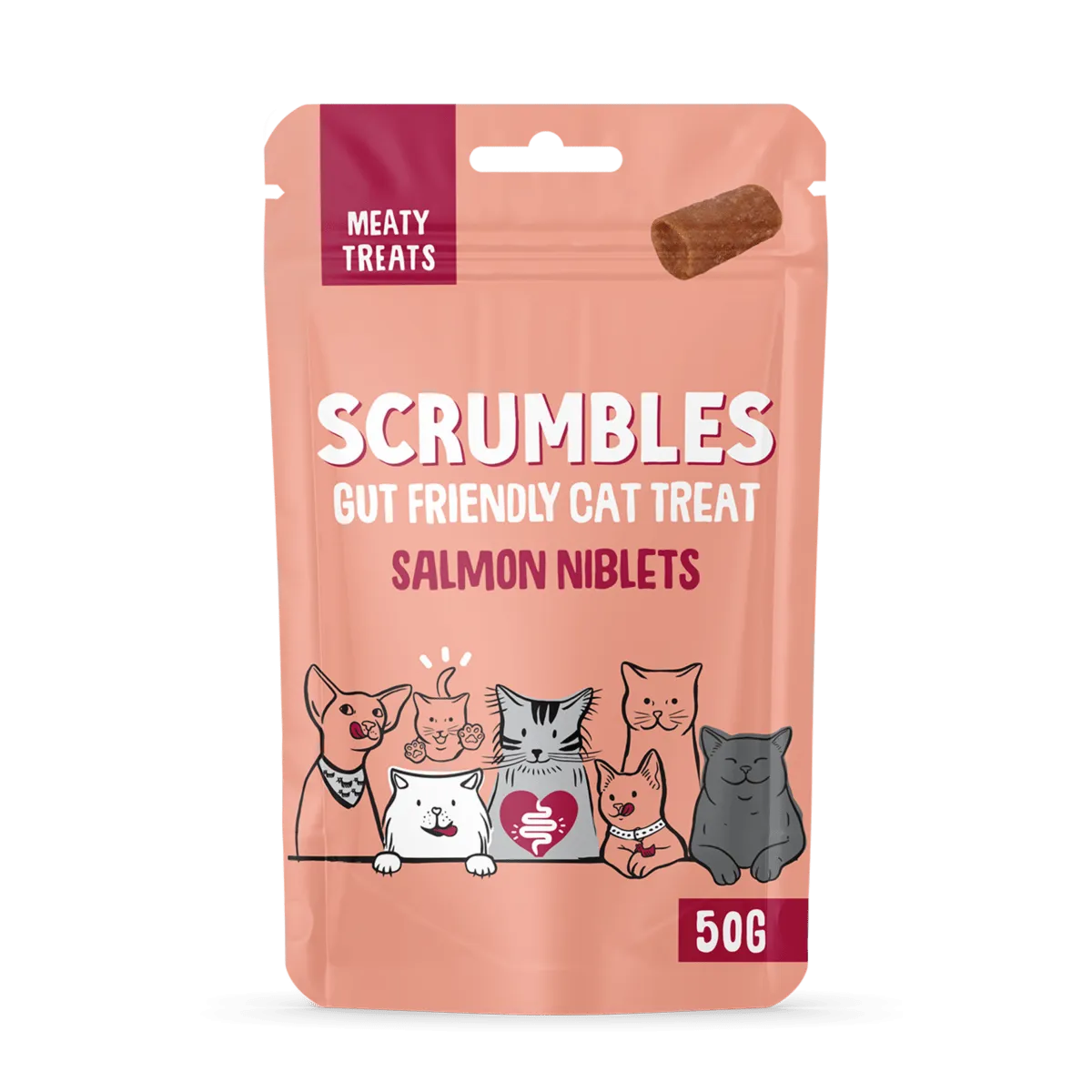 Salmon Niblets: Cat Treat Sticks