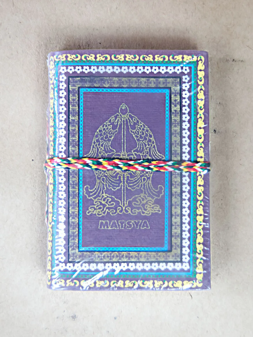 Small 8 Auspicious Symbols rice paper Journal