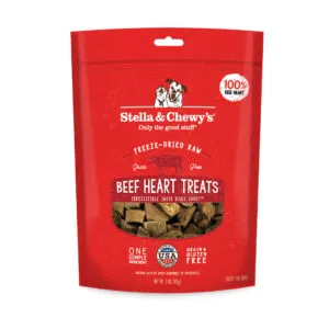 Stella & Chewy's Freeze-Dried Beef Heart Dog Treats 3oz