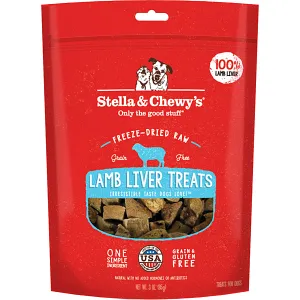 Stella & Chewy's Freeze Dried Lamb Liver Treats 3OZ