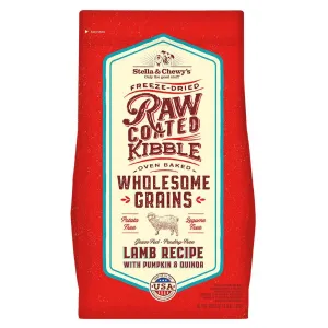 Stella & Chewy's Wholesome Grain Lamb Recipe Raw Coated Baked Kibble Dog Food