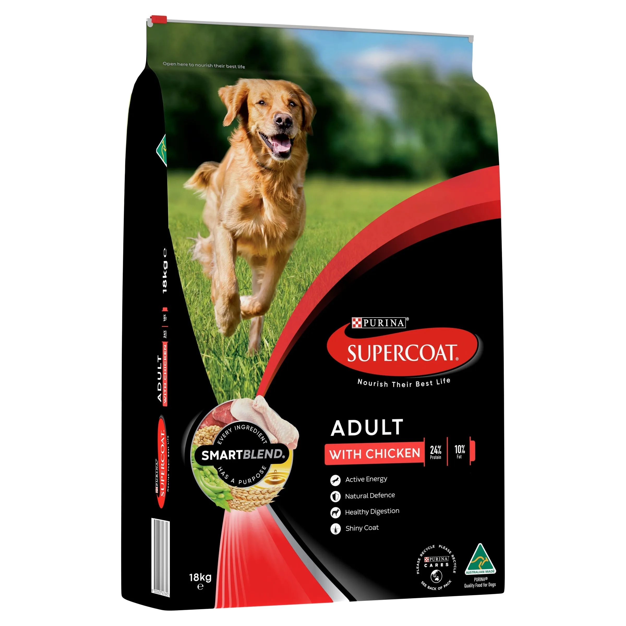 Supercoat Chicken Healthy Weight Adult Dry Dog Food 18kg