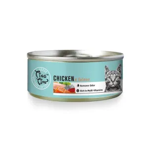 Ting Time Cat Chicken & Salmon 95g